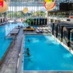 Alcune delle piscine delle terme di merano